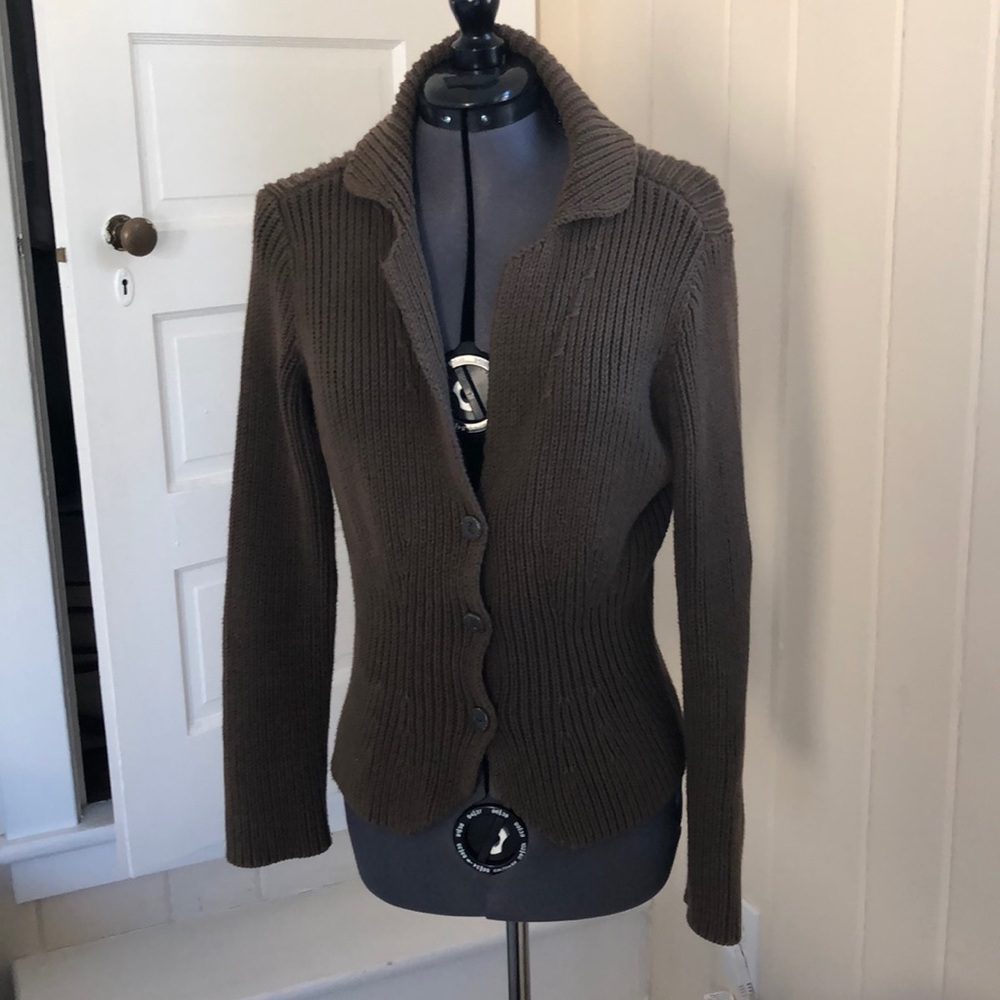 J. Jill brown cardigan